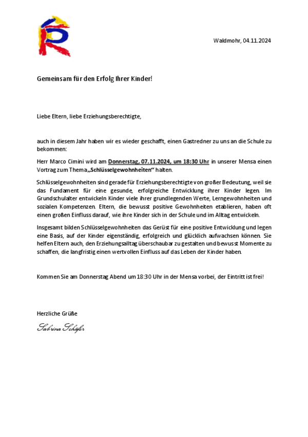 Elternbriefe 2024-2