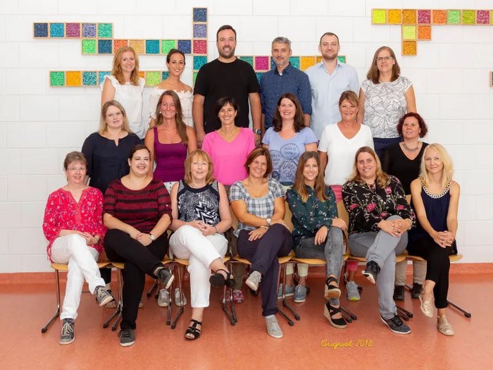 Kollegium der Grundschule Waldmohr im August 2018